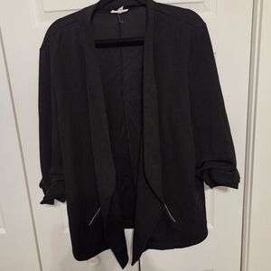 Maurices Black Draped Blazer